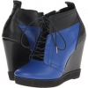 Cobalt/Black Nanette Lepore Tie Me Up Bootie for Women (Size 8)