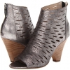 Pewter Leather Steven Cammii for Women (Size 6)