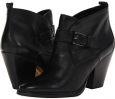 Black Leather Dolce Vita Helenna for Women (Size 6)