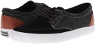 Black/Latte Suede/Canvas Dekline Mason for Men (Size 9.5)