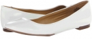 White Patent Synthetic Nine West Widgeon for Women (Size 5.5)