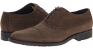 Dark Brown Waterproof Cole Haan Stanton Cap Oxford for Men (Size 9.5)