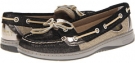 Black Sparkle Suede/Patent Sperry Top-Sider Angelfish for Women (Size 6)