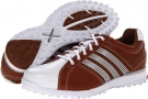 Wheat/Running White/Leather adidas Golf Adicross Tour Spikeless for Men (Size 9)