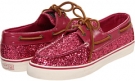 Raspberry Glitter Sperry Top-Sider Bahama 2-Eye for Women (Size 7.5)