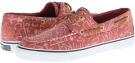 Washed Red Whale Critter Sperry Top-Sider Bahama 2-Eye for Women (Size 8)