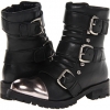 Black Leather Shellys London Pistekova for Women (Size 6)