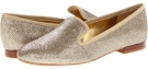 Gold/Gold Fabric Nine West Lavalu for Women (Size 6)