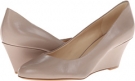 Taupe Leather Leather Nine West Mela for Women (Size 6)