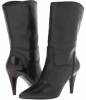 Black Leather Nine West Pellie for Women (Size 6.5)