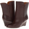 Dark Brown Leather Nine West Zavgy for Women (Size 6)