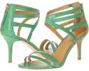 Green Leather Nine West GeezLouis for Women (Size 9)