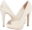 Ivory Satin/Clear David Tutera Princess for Women (Size 7.5)