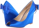 Royal Blue Satin David Tutera Blue for Women (Size 7.5)