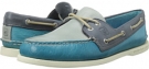 Teal/Grey/Blue Sperry Top-Sider A/O 2 Eye Burnished for Men (Size 10)