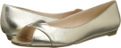 Gold Metallic Nine West Aloha for Women (Size 5)