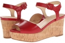 Tango Red Cole Haan Gillian Mid Wedge for Women (Size 6.5)