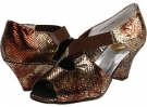 Bronze Snake Print Ros Hommerson Trevor for Women (Size 7)