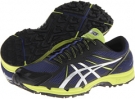 Navy/Silver/Lime Punch ASICS GEL-FujiRacer 3 for Men (Size 14)