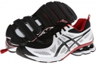 White/Black/Red ASICS GEL-Fierce for Men (Size 6.5)