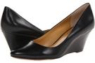 Black Leather Nine West Lupetto for Women (Size 8)