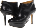 Black Leather Nine West MrNiceGuy for Women (Size 5.5)