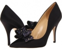 Black Satin Kate Spade New York Lynda for Women (Size 8.5)