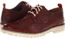 Red Leather Hush Puppies 1958 - Brogue Lug for Men (Size 11.5)