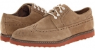 Taupe Suede Hush Puppies Full Wing Wedge for Men (Size 13)