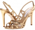 Gold/Metallic Nappa Diane von Furstenberg Upton for Women (Size 6.5)