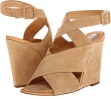 Camel Suede Diane von Furstenberg Wynne for Women (Size 7.5)