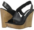 Black Vacchetta Diane von Furstenberg Sunny for Women (Size 10)