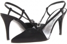 Black Satin Stuart Weitzman Bridal & Evening Collection Globiased for Women (Size 7.5)