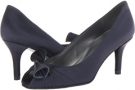 Navy Satin Stuart Weitzman Bridal & Evening Collection Knot for Women (Size 8.5)