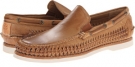 Camel Soft Vintage Leather Frye Sully Woven Venetian for Men (Size 9.5)