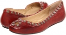 Burnt Red Frye Emma Hammered Stud for Women (Size 10)