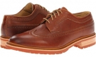 Cognac Scotch Grain Frye James Lug Wingtip for Men (Size 10.5)