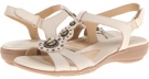 Pale Ivory Leather Naturalizer Carlita for Women (Size 8)