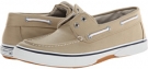 Khaki Sperry Top-Sider Halyard 2-Eye Slip-On for Men (Size 12)