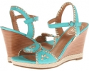 Caribbean Blue/Gold Jack Rogers Clare for Women (Size 7)