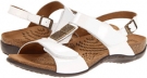 White Patent VIONIC with Orthaheel Technology Dr. Weil with Orthaheel Technology Sonora Euro Strap for Women (Size 5)