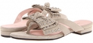 Camel/Gold Mixed Metallic Suede Taryn Rose Ilana for Women (Size 6.5)