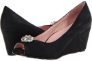 Black Metallic Suede Taryn Rose Kande for Women (Size 9)