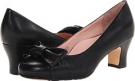 Black Soft Nappa Leather Taryn Rose Tawnie for Women (Size 7)