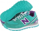 Teal New Balance Classics WL574-Stadium Jacket for Women (Size 9.5)