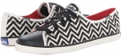 Black Canvas Keds Rally Chevron for Women (Size 8.5)