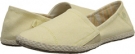 Yellow/Tan Ocean Minded Espadrilla Slip-On for Women (Size 9)