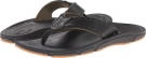 Black/Dark Olive OluKai Kai Ko Leather for Men (Size 15)