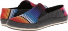 Black/Multistripe Ocean Minded Espadrilla Washed Slip On for Men (Size 7)