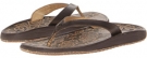 Seal Brown/Hibiscus OluKai Paniolo Hibiscus for Women (Size 9)